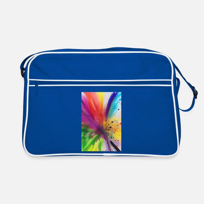 Farbklecks Retro Tasche