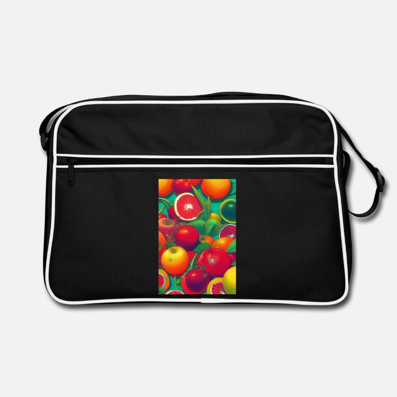 Früchte Retro Tasche