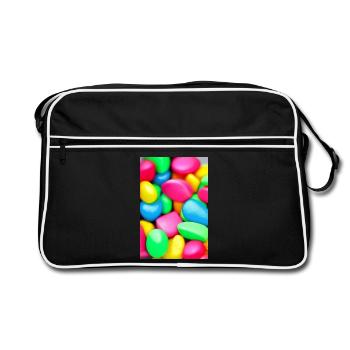 Candies - Retro Bag - black/white - Front