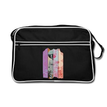 Shades of colors - Retro Bag - black/white - Front