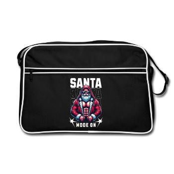 Mode Père Noël activé - Sac Retro - noir/blanc - Devant