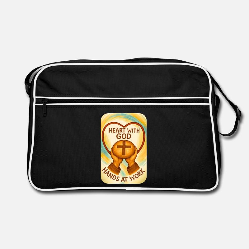 Heart with God – Hands at Work Retro Bag