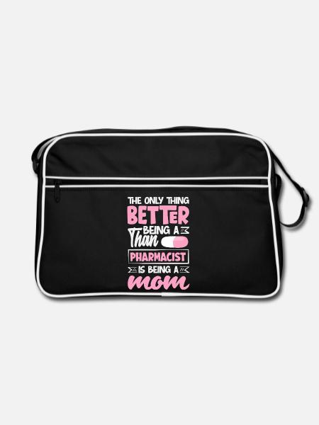 Apotheker Pharmazeutisch-technischer - Retro Tasche - Schwarz/Weiß