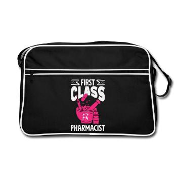 Pharmacist Pharmaceutical Technical - Retro Bag - black/white - Front