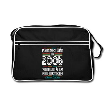 2006 – Made – Aged to perfection - Retro Bag - black/white - Front