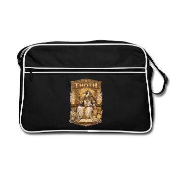 Trône de THOTH - Sac Retro - noir/blanc - Devant