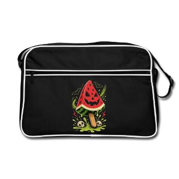 Halloween Summer Melon - Retro Bag - black/white - Front