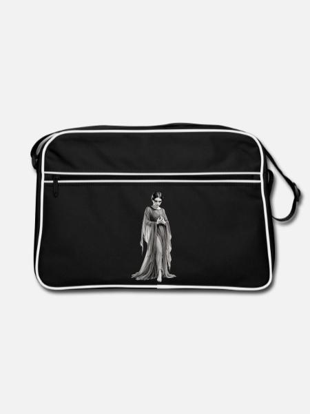 tödlicher Blick - Retro Tasche - Schwarz/Weiß