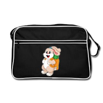 École de sac à dos Bunny Student - Sac Retro - noir/blanc - Devant
