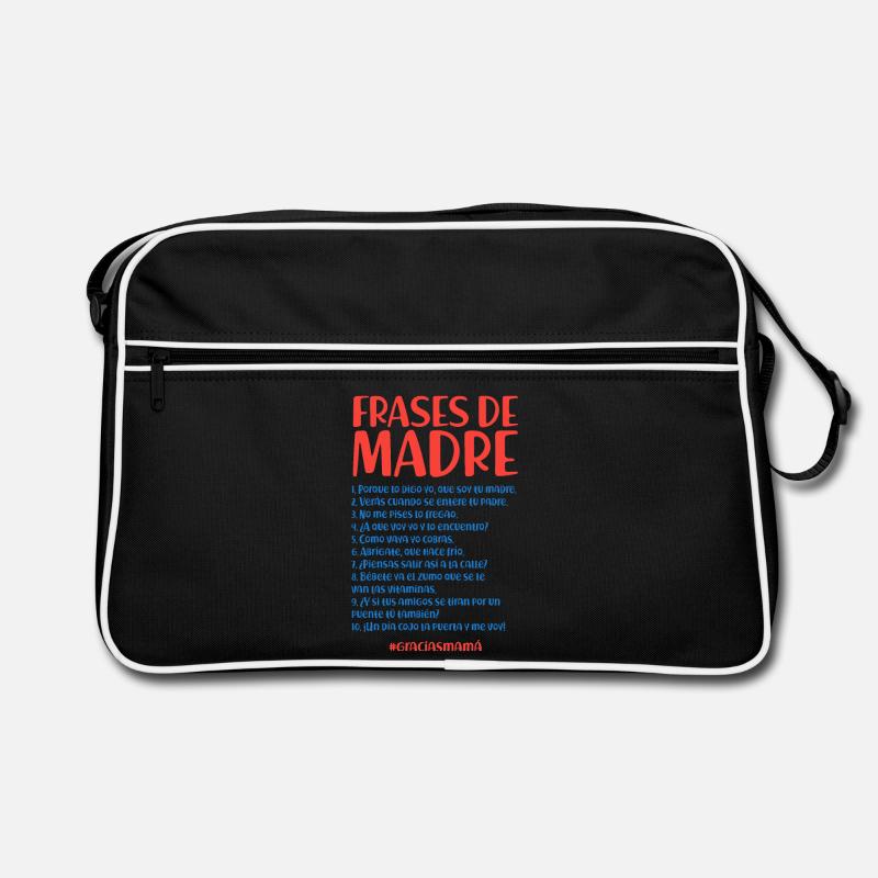 Zitate der Mutter Retro Tasche