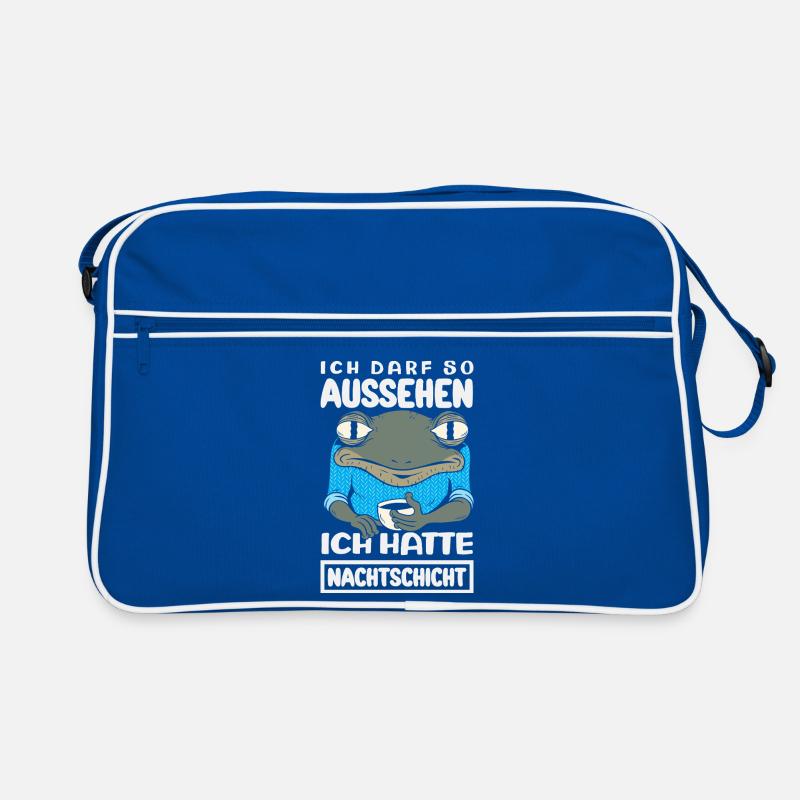 Quart de nuit, j’ai le droit de ressembler à ça Sac Retro