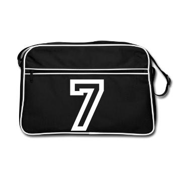 67 Minimalist Trend Design - Retro Bag - black/white - Front