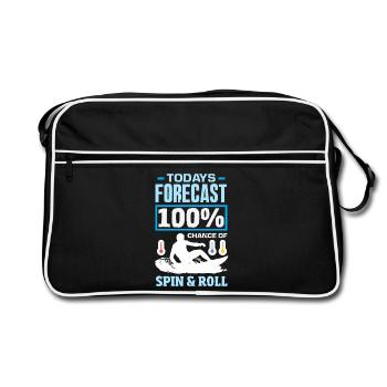 Surfeur Surfeur Bodyboarder - Sac Retro - noir/blanc - Devant