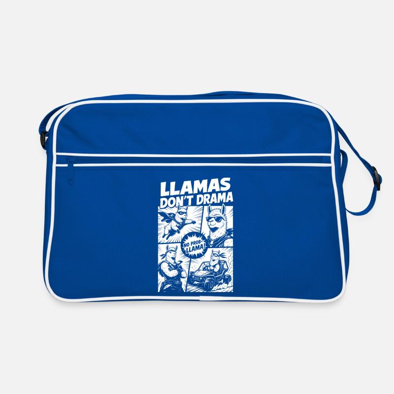 Llama Mode Action Comic Retro Tasche