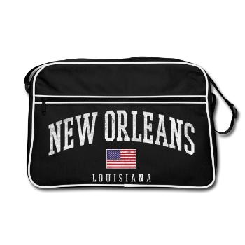 Arche de La Nouvelle-Orléans, Louisiane - Sac Retro - noir/blanc - Devant