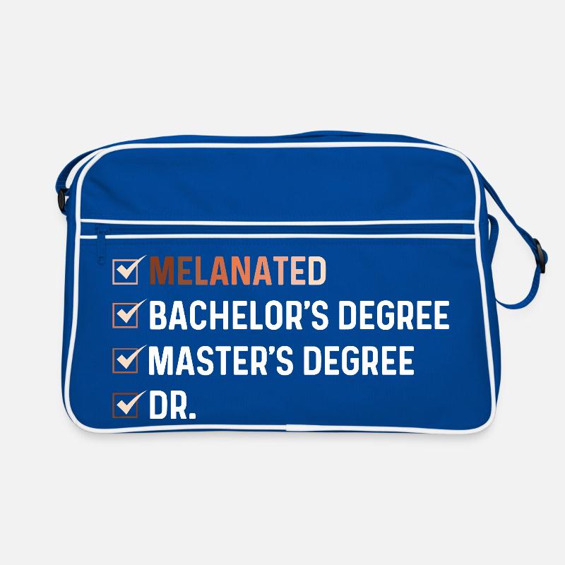 Melanierter Bachelor-Master Dr. – HBCU Pride Retro Tasche
