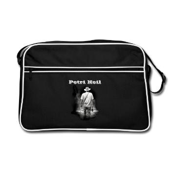 Petri Heil weiss - Sac Retro - noir/blanc - Devant