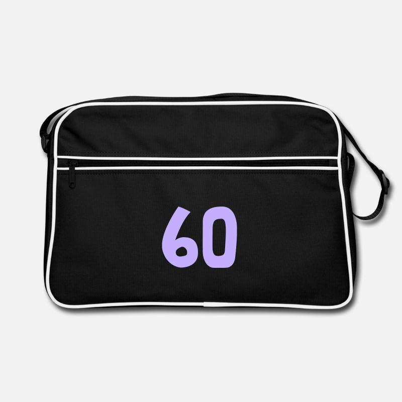 60. 60 ANS. 60e ANNIVERSAIRE. ANNIVERSAIRE 60 ANS. Sac Retro