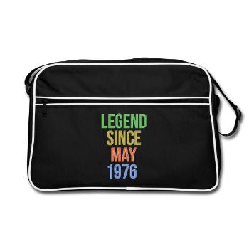 Légende Depuis mai 1976 - Sac Retro - noir/blanc - Devant