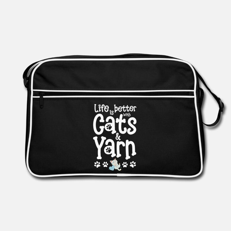 Knitting knitting yarn Retro Bag