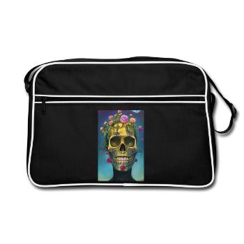 Beau crâne fantastique - Sac Retro - noir/blanc - Devant