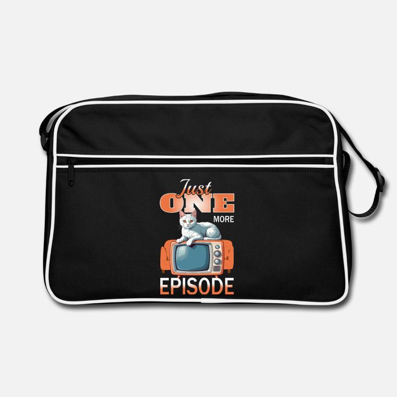 Cat on TV Retro Bag