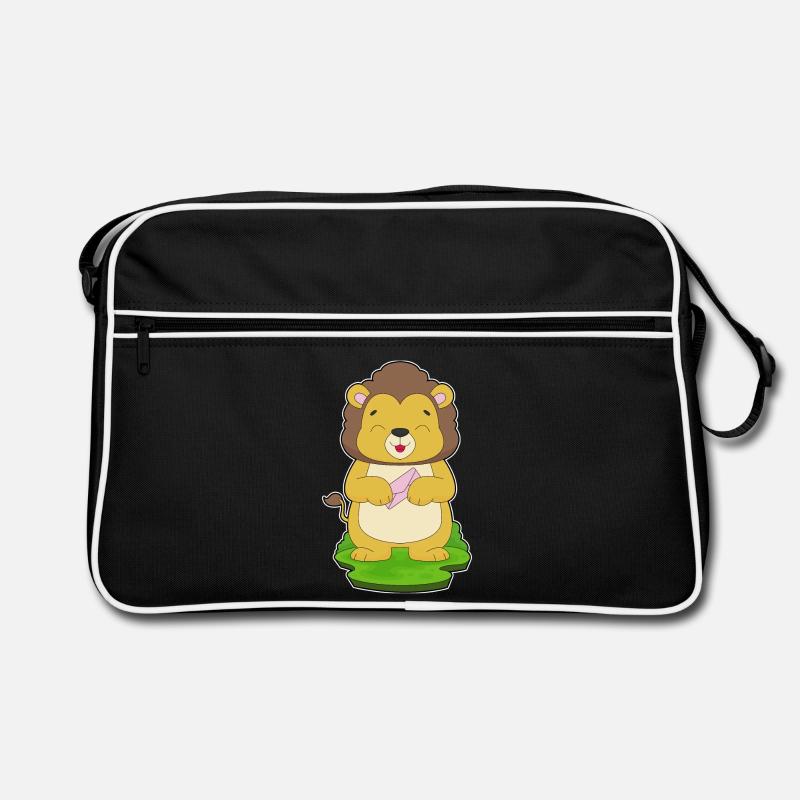 Löwe Brief Retro Tasche