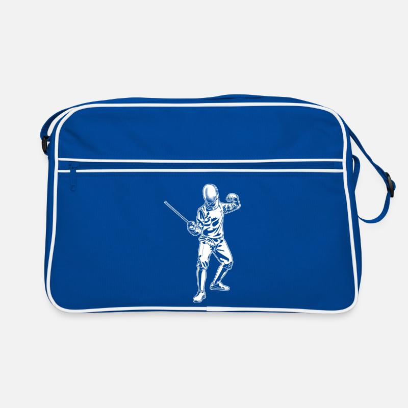 Fechter Zeichnung Retro Tasche