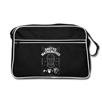 Mathématiques du ghetto - Sac Retro - noir/blanc - Devant