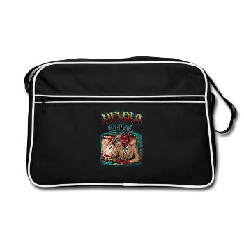 Diablo Channel - Retro Bag - black/white - Front