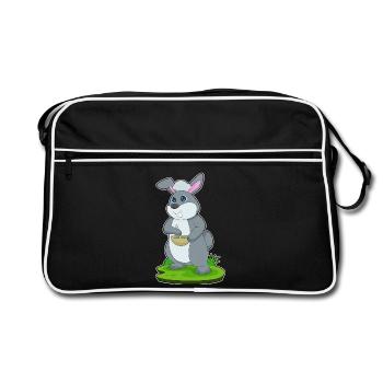 Rabbit Cooking Bowl Cooking - Retro Bag - black/white - Front