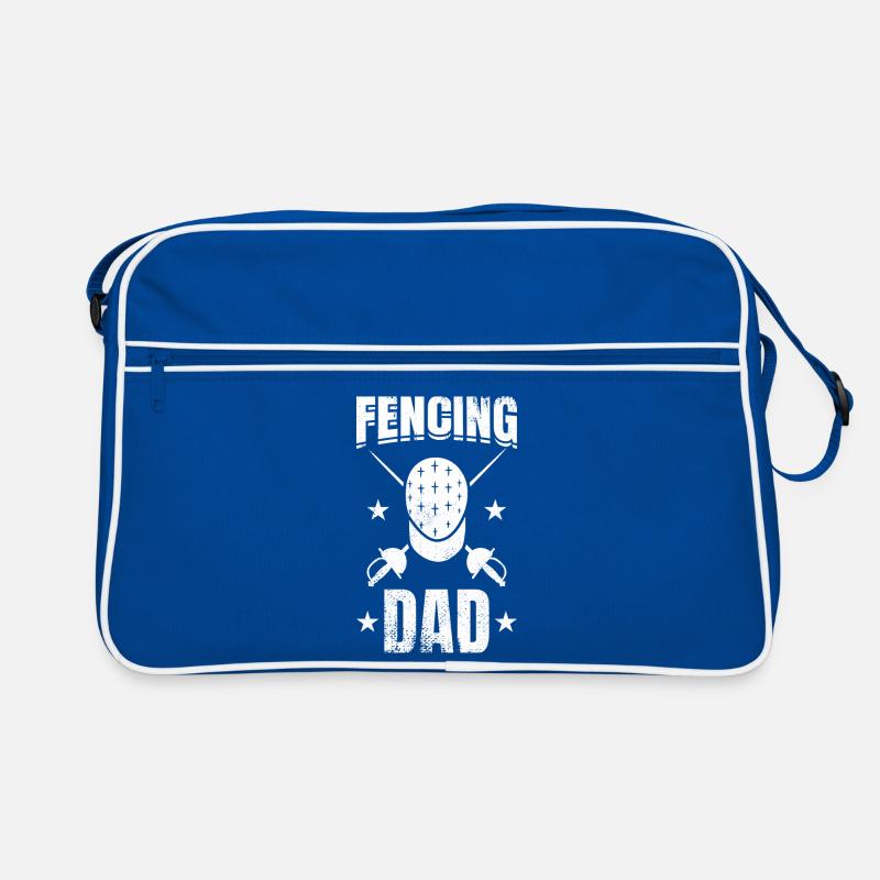 Fechten Papa Retro Tasche