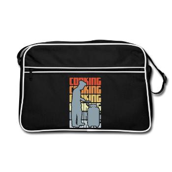 Cuisine vintage - Sac Retro - noir/blanc - Devant