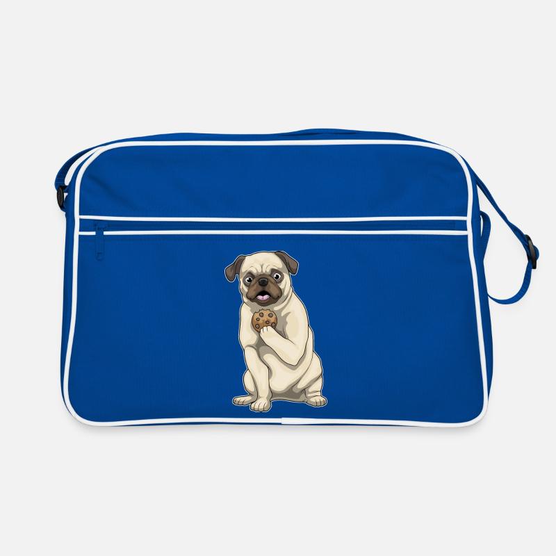 Pug Cookie Sac Retro