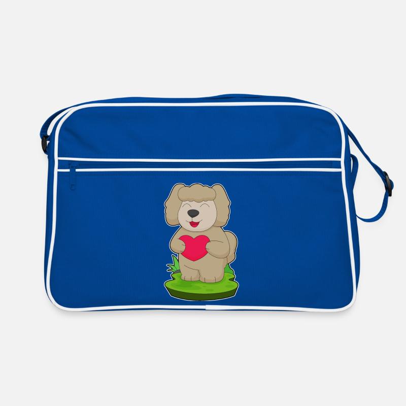 Coeur de chien Sac Retro