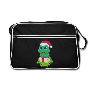 Forfait de Noël grenouille - Sac Retro - noir/blanc - Devant
