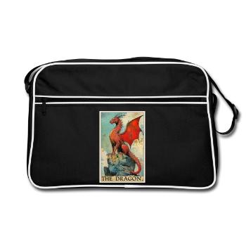 Dragon Dragon - Sac Retro - noir/blanc - Devant