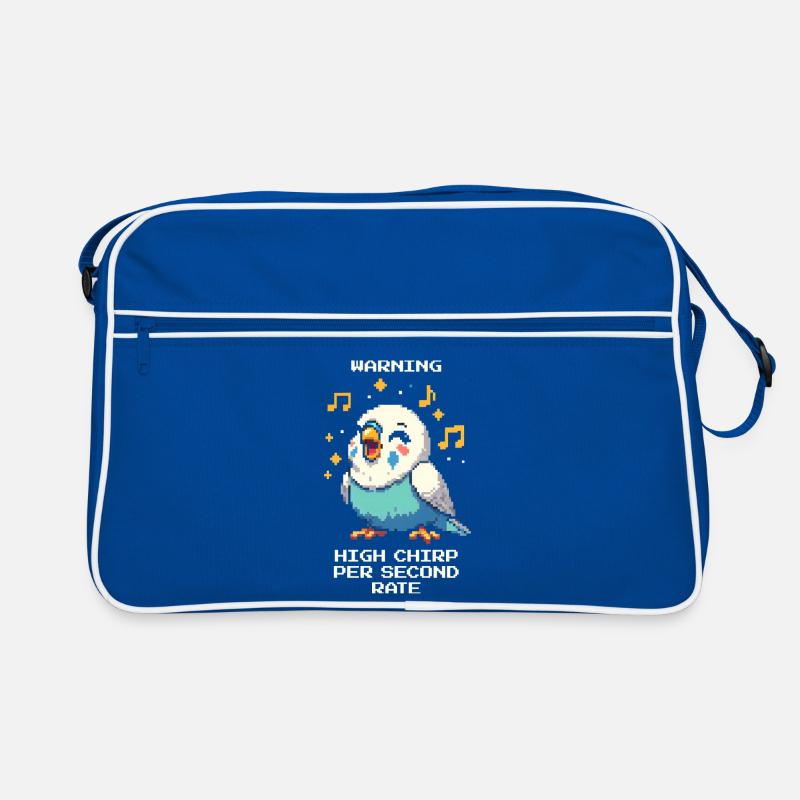 Warning: High chirping frequency | Budgie Retro Bag