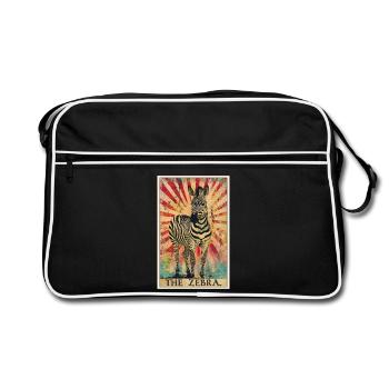 Zebras Zebra - Retro Bag - black/white - Front
