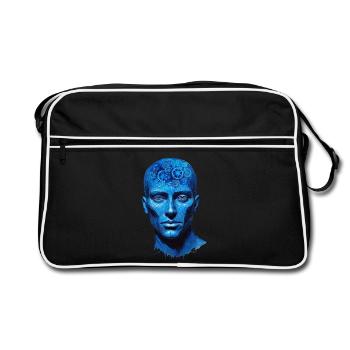 HEAD GEARS - Retro Bag - black/white - Front
