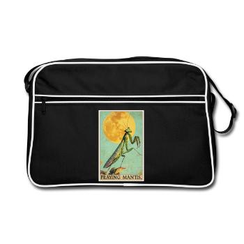 Praying mantises Praying mantis - Retro Bag - black/white - Front