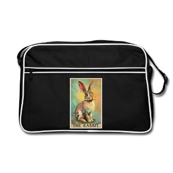 Bunny Bunny - Retro Bag - black/white - Front