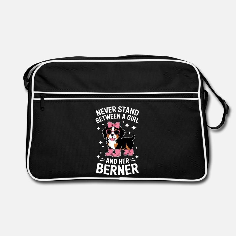 Berner Sennenhund Sprüche Lustige Berner Geschenk Retro Tasche