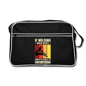 Des cadeaux pour les métallurgistes qui disent le soudeur - Sac Retro - noir/blanc - Devant