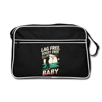 Simulateur de golf sans lag sans bougey - Sac Retro - noir/blanc - Devant