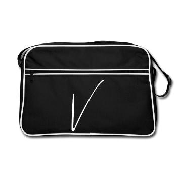 V - Retro Bag - black/white - Front