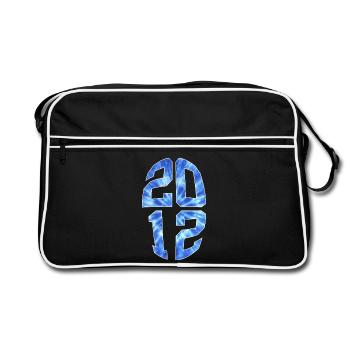 14 YEARS OLD 2012 14TH BIRTHDAY - Retro Bag - black/white - Front