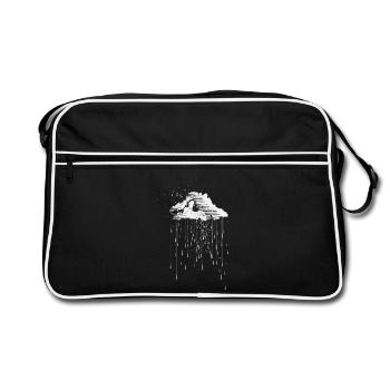 Rain clouds - Retro Bag - black/white - Front