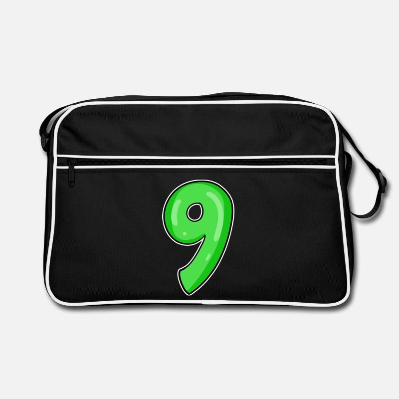 Numéro 9 - Neuf - 9 Motif Sac Retro
