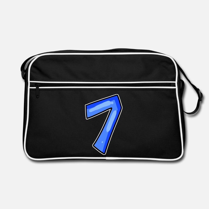 Number 7 Number Retro Bag